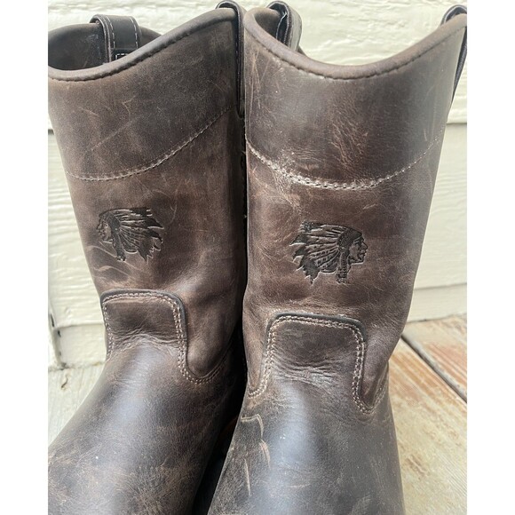 Chippewa Men’s 13D Classic Pull On Work Boots Brown Leather 20075